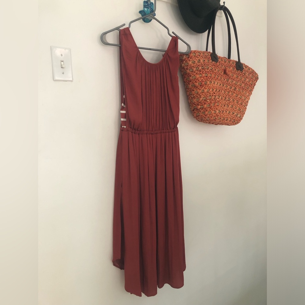 Dolan for Anthropologie Sleeveless Rust Maxi Dress
